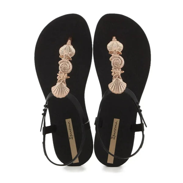 Ipanema Fundo Do Mar Sandal - Black/Gold