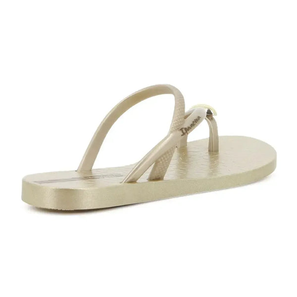 Ipanema Glam Toe Ring Sandal - Beige/Gold