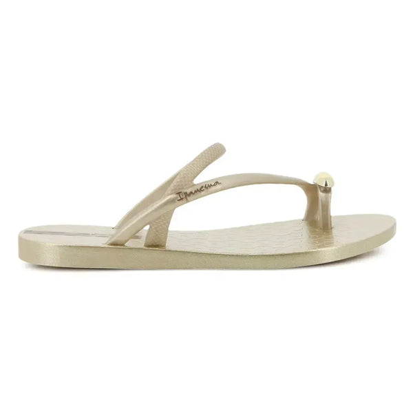 Ipanema Glam Toe Ring Sandal - Beige/Gold