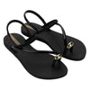 Ipanema Glam Toe Ring Sandal - Black