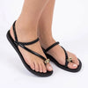 Ipanema Glam Toe Ring Sandal - Black