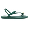 Ipanema Glam Toe Ring Slingback Sandal - Green Gold