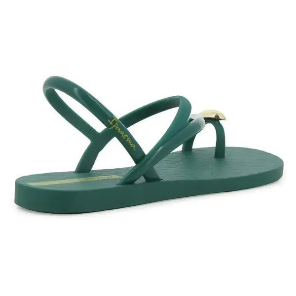 Ipanema Glam Toe Ring Slingback Sandal - Green Gold