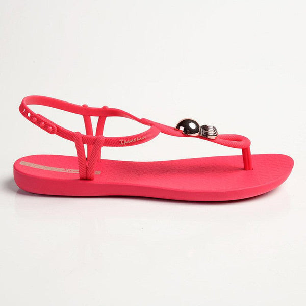 Ipanema Kai Button Trim Thong Sandals - Pink/Rose-Ipanema-Buy shoes online