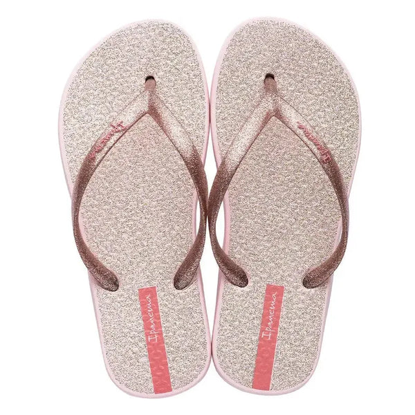 Ipanema Kids Glitter Thong Sandal - Light Pink