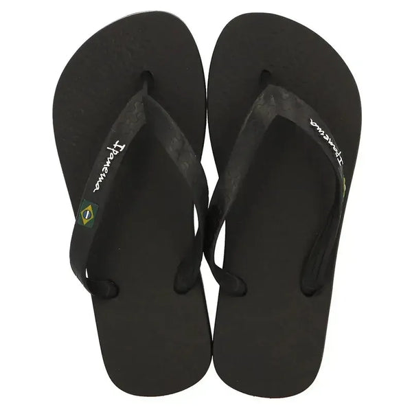 Ipanema Kids Oasis Brasil Thong Sandal - Black