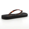Ipanema Leopard Print Thong Strap Sandals - Black