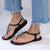 Ipanema May Chain Link Thong Sandals - Black-Ipanema-Buy shoes online
