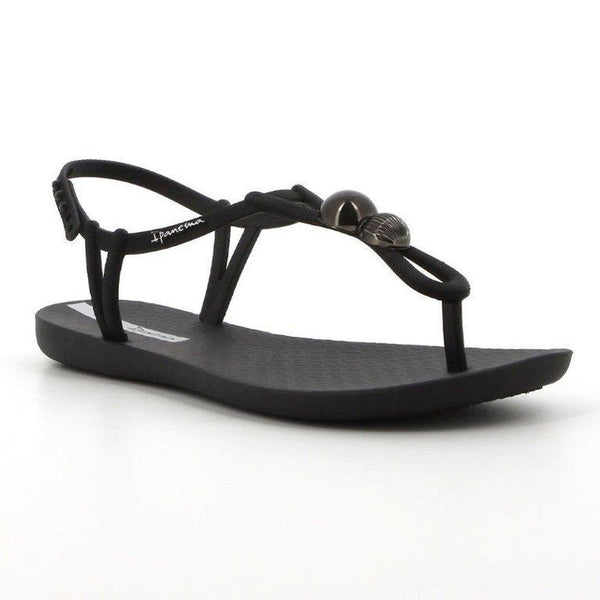 Ipanema Slingback Trim Sandals - Black / Silver-Ipanema-Buy shoes online