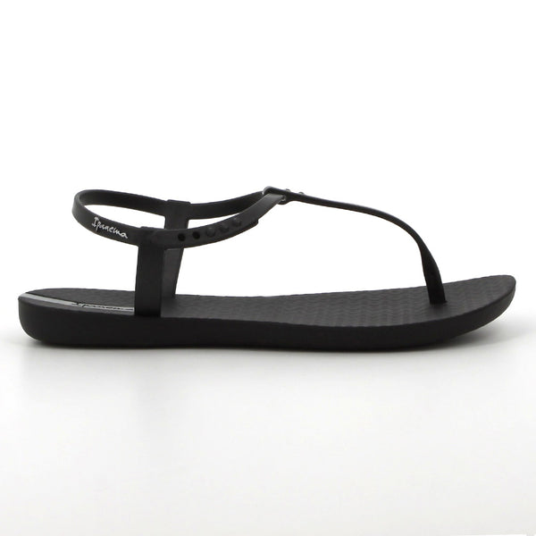 Ipanema Stone T-Bar Thong Sandals - Black