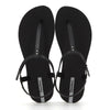 Ipanema Stone T-Bar Thong Sandals - Black