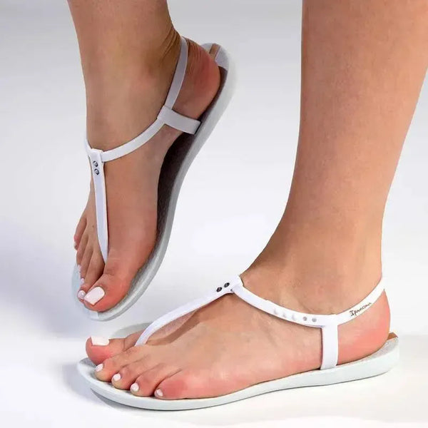 Ipanema Stone T-Bar Thong Sandals - White