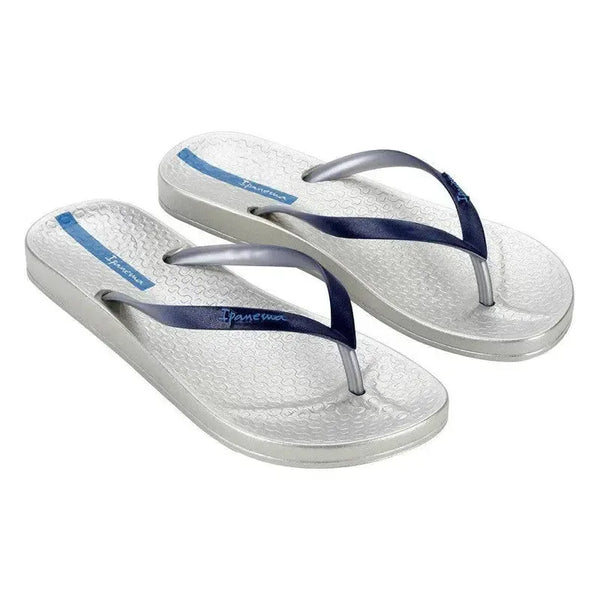 Ipanema Thong Sandal - Silver/Blue