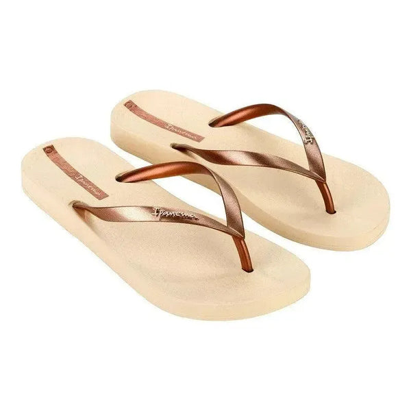 Ipanema Thong Slip On Sandal - Beige/Copper