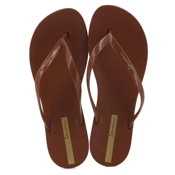 Ipanema Wave Thong Sandals - Brown
