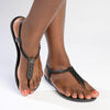 Ipanema Weave Trim Back Strap Sandals - Black-Ipanema-Buy shoes online
