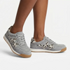 Julz Astrid Leather Sneaker - Grey/Leopard