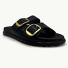 Julz Beckette Leather Sandal - Black
