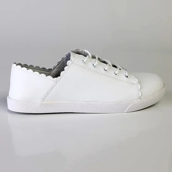 Julz Chloe Leather Sneaker - White