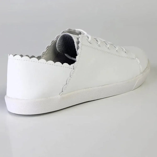 Julz Chloe Leather Sneaker - White