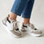 Julz Dara Leather Sneaker - Olive Neutral