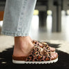 Julz Hudson Leather Sandal - Leopard