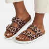 Julz Hudson Leather Sandal - Leopard