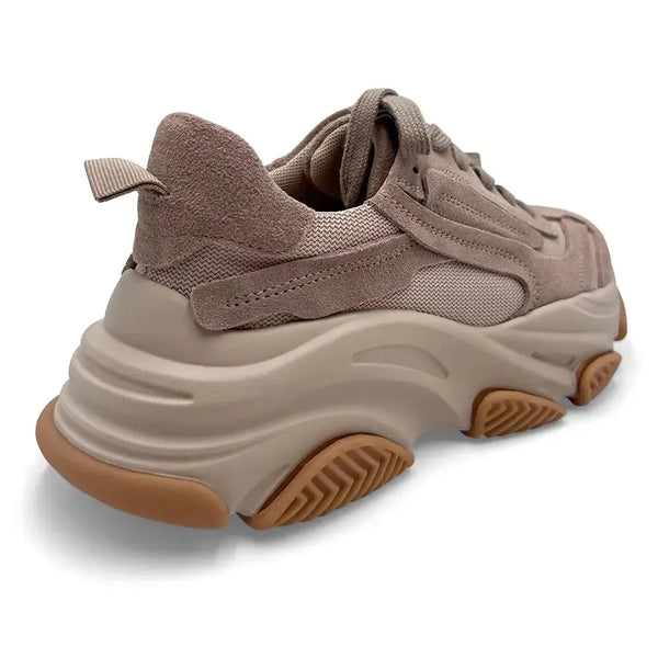 Julz Jess Leather Sneaker - Beige