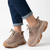 Julz Jess Leather Sneaker - Beige