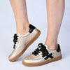 Julz Lumi Leather Sneaker - Gold