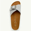 Julz Mason Leather Sandal - White Diamante