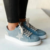 Julz Mia Leather Sneaker - Light Blue