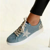 Julz Mia Leather Sneaker - Light Blue
