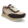 Julz Miles Leather Sneaker - Beige/Olive