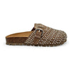 Julz Nahle Diamante Leather Mule - Hazelnut