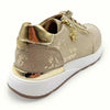 Julz Nina Suede Leather Sneaker - Gold Snake