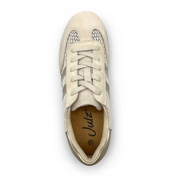 Julz Shiloh Leather Sneaker - Beige