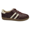 Julz Shiloh Leather Sneaker - Burgundy/White