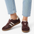 Julz Shiloh Leather Sneaker - Burgundy/White