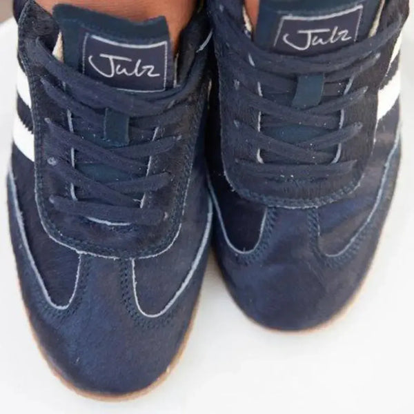 Julz Shiloh Leather Sneaker - Navy/White