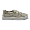 Julz Valentina Leather Sneaker - Gold Snake