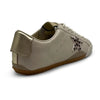 Julz Vespa Leather Sneaker - Beige Animal Star