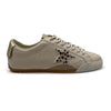 Julz Vespa Leather Sneaker - Beige Animal Star