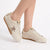 Julz Vespa Leather Sneaker - Beige Animal Star