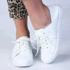 Julz Vicki Leather Sneaker - White