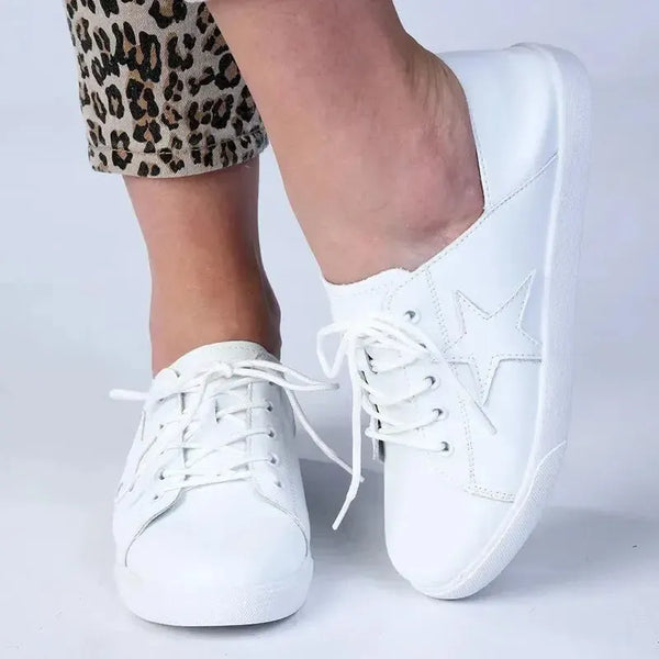 Julz Vicki Leather Sneaker - White