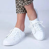 Julz Vicki Leather Sneaker - White
