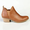 Julz Yada Leather Ankle Boot - Caramel