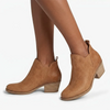 Julz Yada Leather Ankle Boot - Caramel