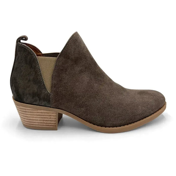 Julz Yada Leather Ankle Boot - Chocolate